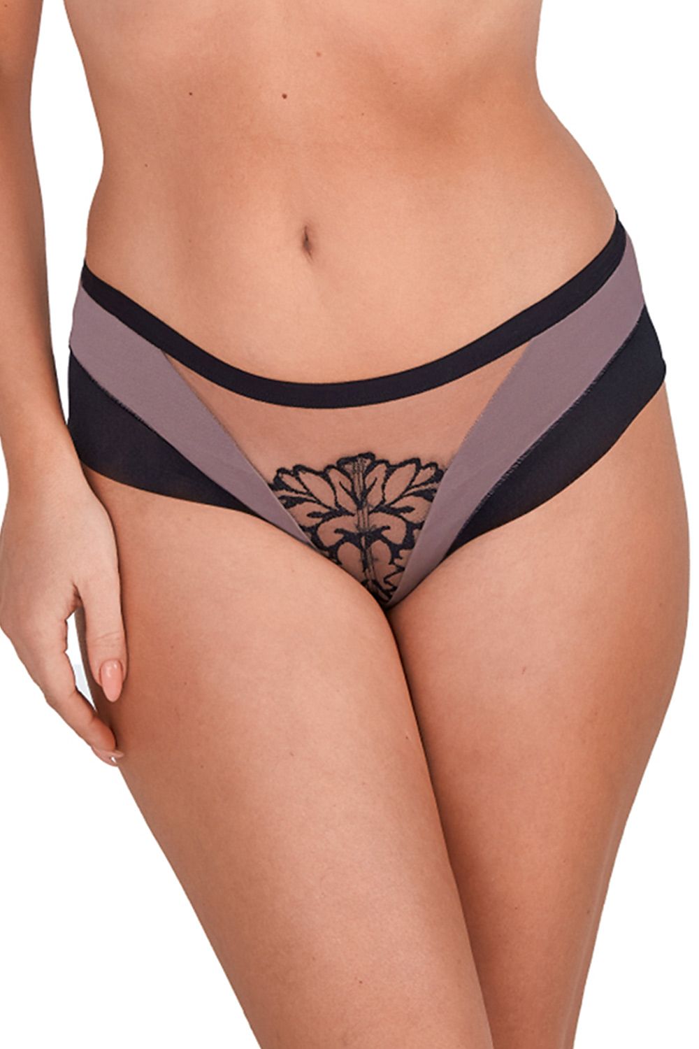 Slow Down His Heart Rate Panties Two Tone Classic Top Full Cut