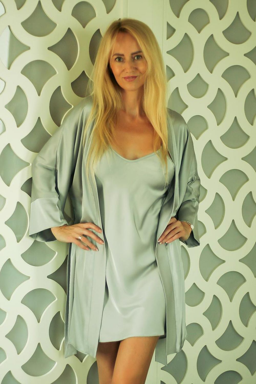 Hot Summer Nights Babydoll And Gown Set