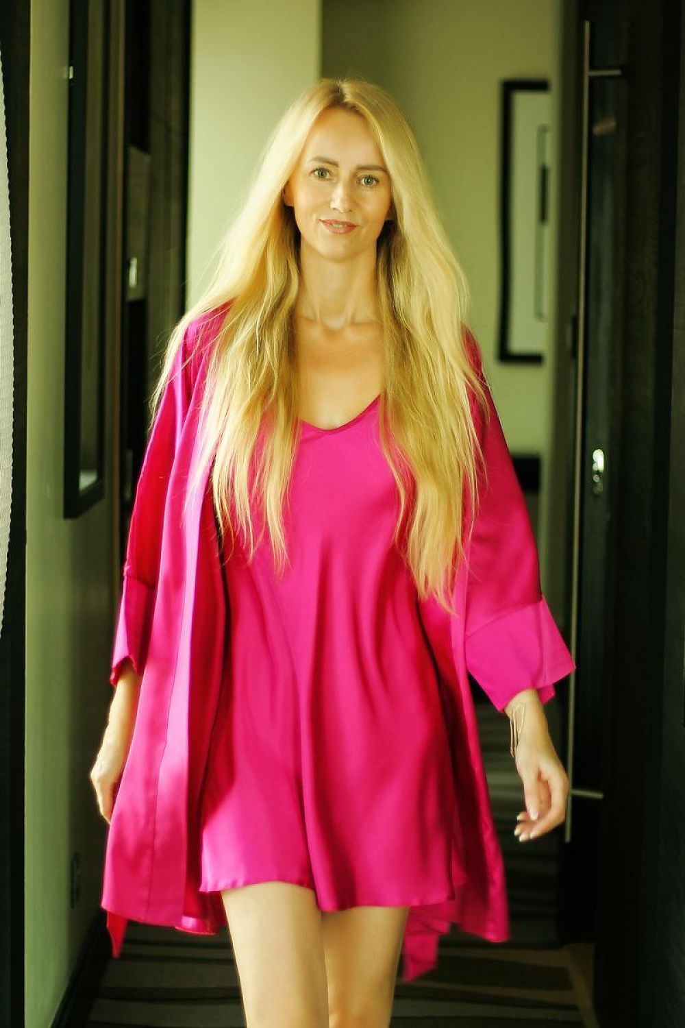 Hot Summer Nights Babydoll And Gown Set