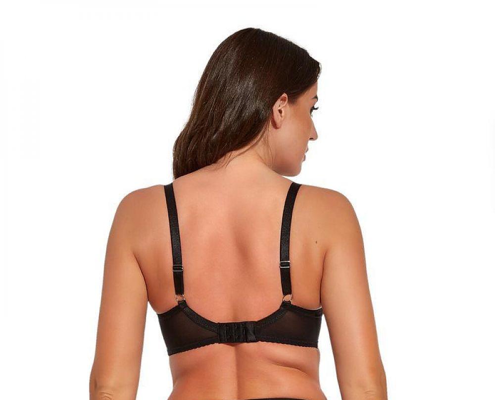 Discover Elegance Black Soft Bra