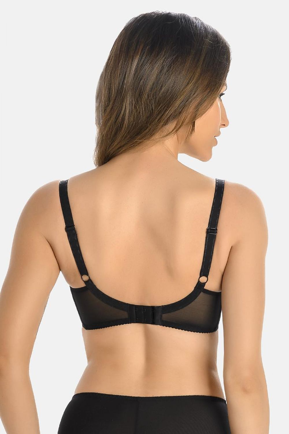 Effortlessly Blends Elegance Underwire Bra Black