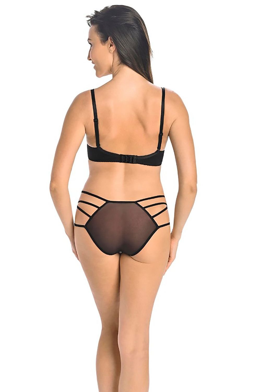 Striking And Very Sexy Erotic Red Or Black Panties With Thin Straps & See-Through Mesh Thin Elastic Straps Wrap Your Hips Two Middle Straps Cross Each Other On The Front The Fine Weave Mesh Is Gently See-Through In Diamond Shape