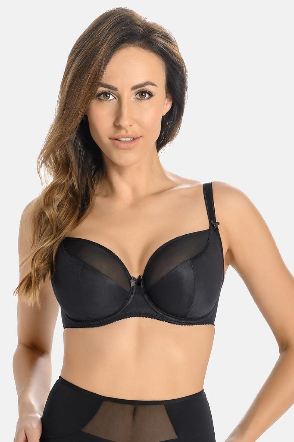 Effortlessly Blends Elegance Underwire Bra Black