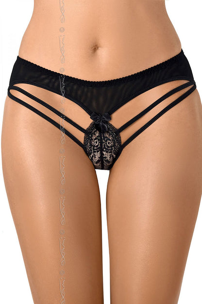 Seductive Unique Cut Panties With Black Lace