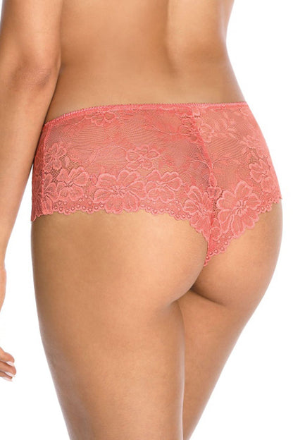 Satin Panties With Lace And A Bow Waist Is Finished With Rubber Lace  4 Colors