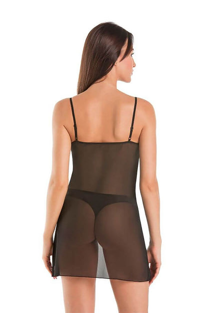 Tempting And Stimulating Your Senses Babydoll Black Mesh Will Give Sex Appeal To Your Figure